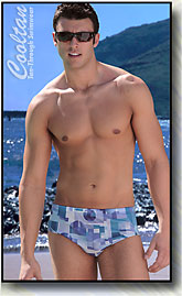 No more tan lines with Cooltan man's tan through swimwear!