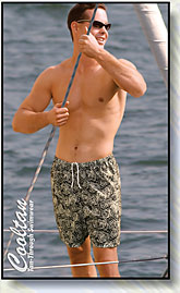 Kona tan through board shorts
