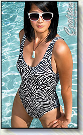 Gold Cheetah women's swimwear