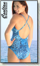 Blue Aztec Back Shot