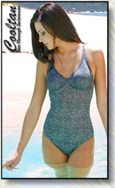 Cooltan swimwear you tan through.