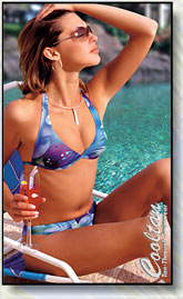 Women's Gold Cheetah  swimwear
