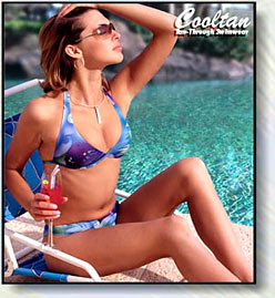 Women's Blue Calypso swimwear