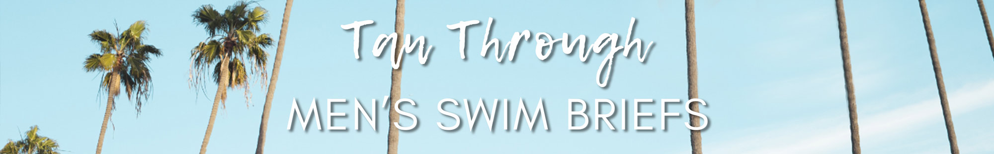 Tan Through Men's Swim Briefs