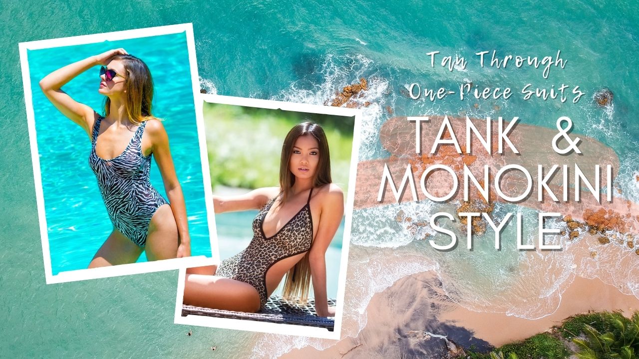 Tan Through One Piece Suits